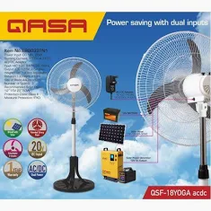 QASA FAN 18YOGA 18ACDC WITH ADAPTOR AND REMOTE 